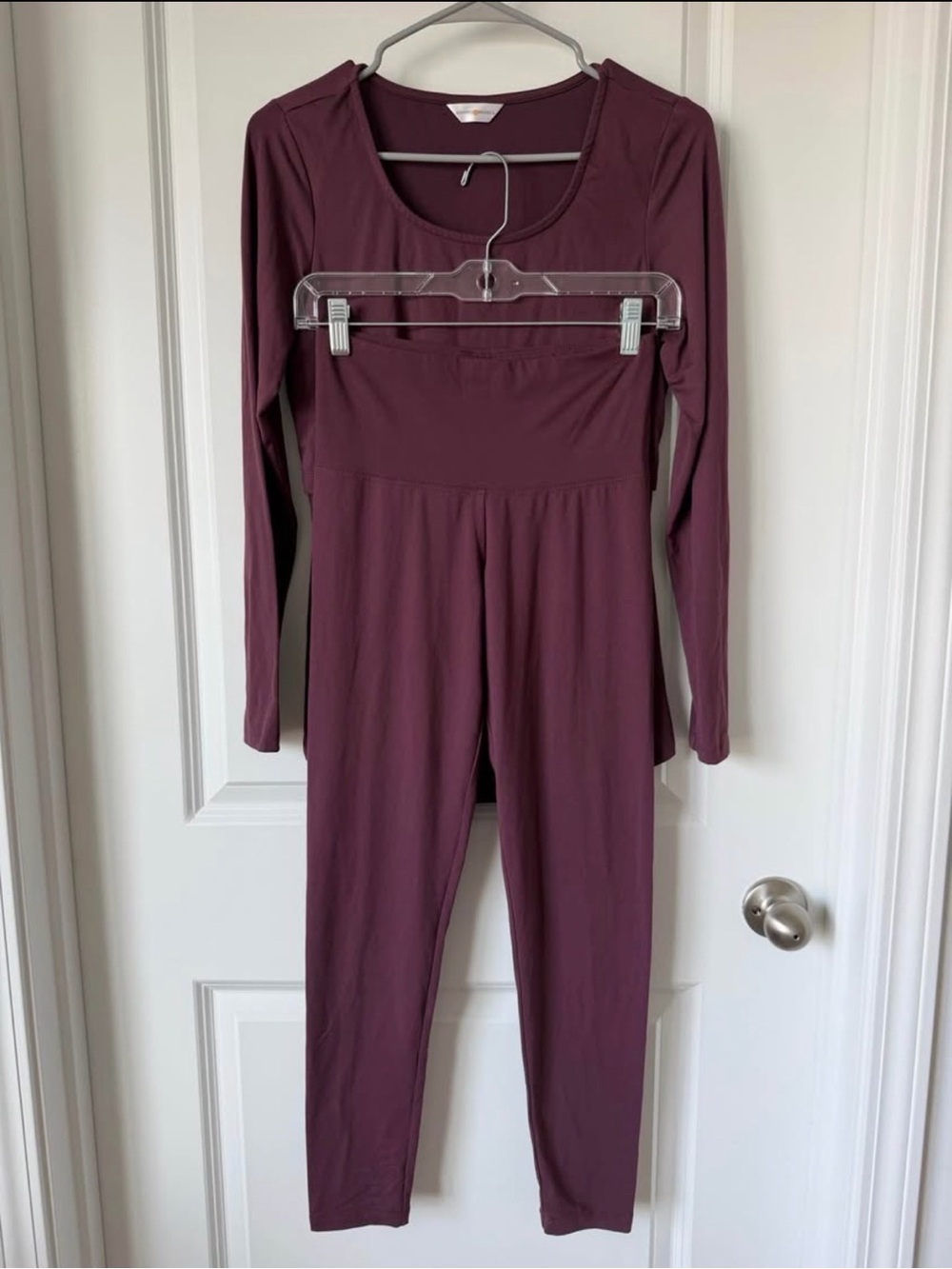 Kindred Bravely Long Sleeve Nursing Sleep set in Plum